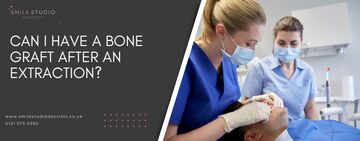 Can I have a bone graft after an extraction?
